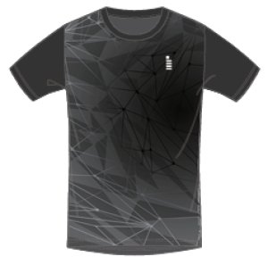 画像1: 【メール便/配達日時指定不可】GOSEN　春企画昇華TシャツA　ブラック/JPT61 (1)