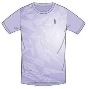 画像1: 【メール便/配達日時指定不可】GOSEN　春企画昇華TシャツA　ラベンダー/JPT61 (1)
