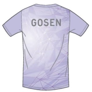 画像2: 【メール便/配達日時指定不可】GOSEN　春企画昇華TシャツA　ラベンダー/JPT61 (2)