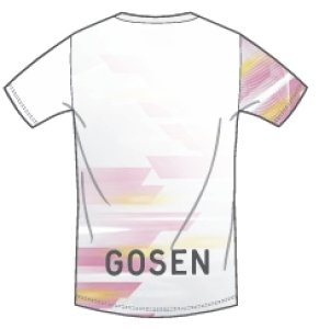 画像2: 【メール便/配達日時指定不可】GOSEN　春企画昇華TシャツB　ホワイト/JPT62 (2)