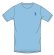 画像1: 【メール便/配達日時指定不可】GOSEN　ロゴTシャツ　ライトブルー/JPT65 (1)