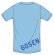 画像2: 【メール便/配達日時指定不可】GOSEN　ロゴTシャツ　ライトブルー/JPT65 (2)