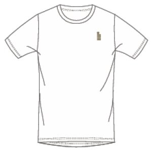 画像1: 【メール便/配達日時指定不可】GOSEN　ロゴTシャツ　ホワイト/JPT65 (1)