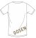 画像2: 【メール便/配達日時指定不可】GOSEN　ロゴTシャツ　ホワイト/JPT65 (2)