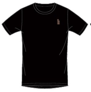 画像1: 【メール便/配達日時指定不可】GOSEN　ロゴTシャツ　ブラック/JPT65 (1)