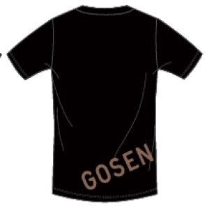 画像2: 【メール便/配達日時指定不可】GOSEN　ロゴTシャツ　ブラック/JPT65 (2)