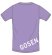 画像2: 【メール便/配達日時指定不可】GOSEN　ロゴTシャツ　アメジスト/JPT65 (2)
