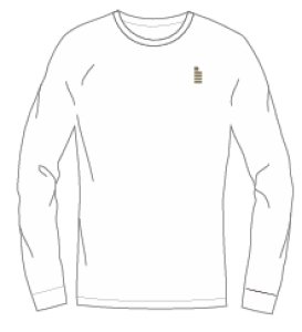 画像1: 【メール便/配達日時指定不可】GOSEN　ロゴロングTシャツ　ホワイト/JPT66 (1)
