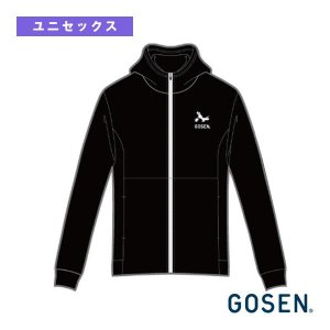 画像1: GOSEN　ユニジップアップパーカー　ブラック　Oサイズ/LTJ06 (1)