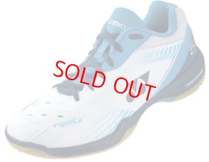 ホワイト/オーシャンブルー