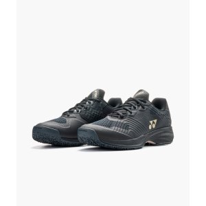 画像1: YONEX　テニスシューズ　パワークッションソニケージメンGC　ブラック/モカグレー/SHTSCMG (1)