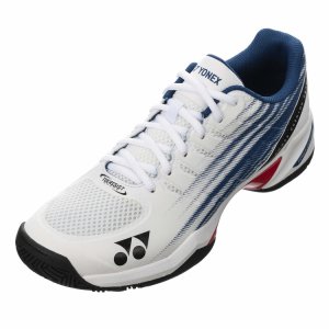 画像1: YONEX テニスシューズ　パワークッションチームGC　ホワイト/ディープブルー　27.0cm/SHTTGC (1)