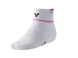 画像1: 【メール便/配達日指定不可】VICTOR　ジュニアソックス　16-19cm　ローズレッド/SK020 (1)