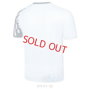 画像2: 【メール便/配達日指定不可】VICTOR　バドミントン　ユニゲームシャツ　ホワイト　XXLサイズ/T-50001A (2)