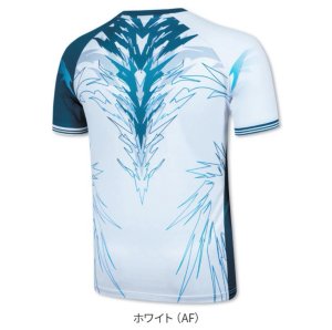 画像2: 【メール便/配達日指定不可】VICTOR　バドミントン　ユニゲームシャツ　ホワイト　XLサイズ/T-50007AF (2)