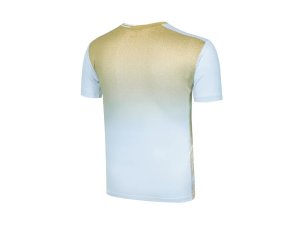 画像2: 【メール便/配達日指定不可】VICTOR　ユニゲームシャツ　シャンパンゴールド/T-55002 (2)