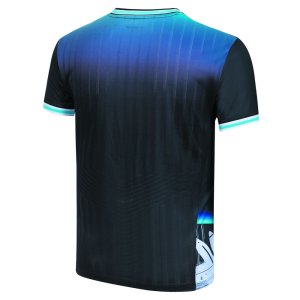 画像2: 【メール便/配達日時指定不可】VICTOR　バドミントンユニゲームシャツ　ブラック/T-60006 (2)