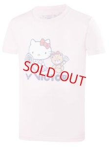 画像1: 【メール便/配達日時指定不可】VICTOR　ジュニアTシャツキティ　ライトピンク/T-KT203JR (1)