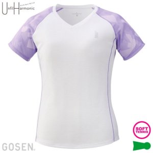 画像2: 【メール便/配達日時指定不可】【40％OFF】GOSENレディースゲームシャツ/T1921 (2)