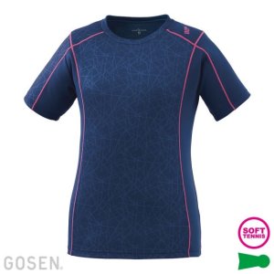 画像2: 【メール便/配達日時指定不可】【40%OFF】GOSENレディースゲームシャツ/T2007 (2)