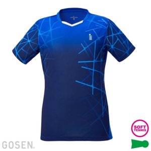 画像1: 【メール便/配達日時指定不可】【40％OFF】GOSENレディースゲームシャツ/T2043 (1)