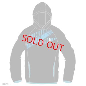 画像1: GOSEN　ユニプルオーバーパーカー　ブルー/W25A01 (1)